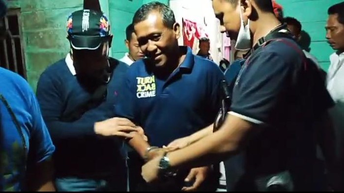 Penangkapan Sarpin, buron kasus dugaan korupsi pengelolaan APBDesa Bulungihit, Marbau, Labuhanbatu Utara
