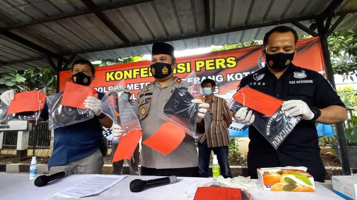 Polsek Jatiuwung Merilis Tersangka Pembunuhan Pengusaha Nugget
