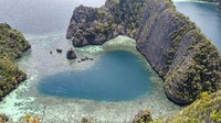 Laguna Cinta dari Raja Ampat ini makin hari makin cantik. (Istimewa)