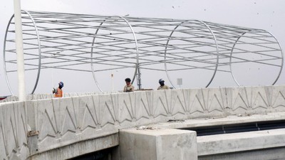 Wow, Progres Flyover Lenteng Agung-Tanjung Barat Capai 91 Persen