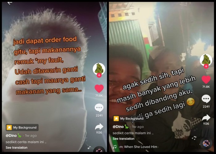 Salut! Kisah Ojol Ganti Makanan Pelanggan yang Remuk Salut! Kisah Ojol Ganti Makanan Pelanggan yang Remuk