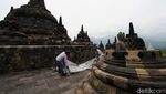 Borobudur Antisipasi Debu Vulkanik Merapi