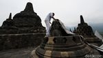 Borobudur Antisipasi Debu Vulkanik Merapi
