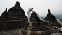 Terpal khusus ini jika ditutupkan di stupa tidak akan menimbulkan kelembaban.