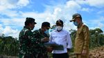 Wamenhan Tinjau Pembukaan Lahan Food Estate di Gunung Mas