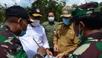 Wamenhan Tinjau Pembukaan Lahan Food Estate di Gunung Mas