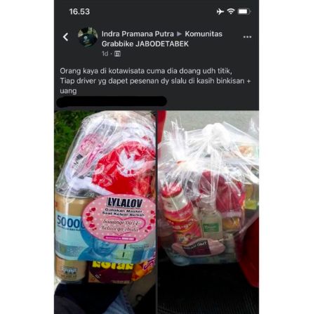 5 Cerita Ojol Dapat Kebaikan dari Penumpang, Dikasih Tip hingga Makanan