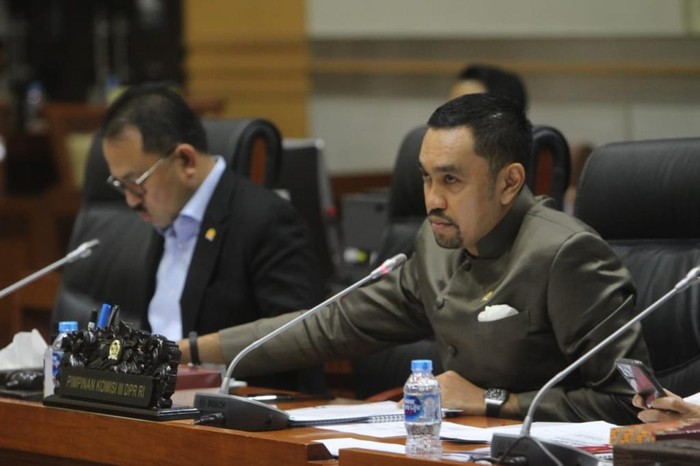 Wakil Ketua Komisi III DPR Ahmad Sahroni.