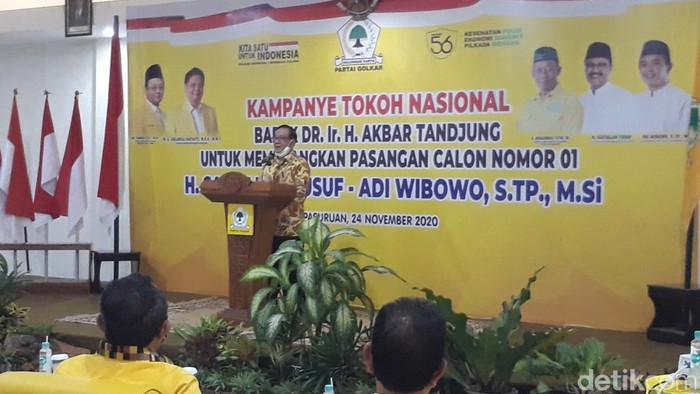 Akbar Tanjung Turun Gunung Menangkan Gus Ipul-Mas Adi