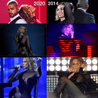 Di Twitter, fans membuat foto-foto perbandingan penampilan Beyonce dan Jay Z. Menurut kamu mirip banget nggak? (Foto: Twitter)