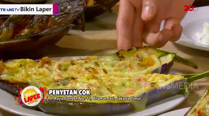 Bikin Laper! Terong Penyet Keju Mozzarella yang Lembut Gurih