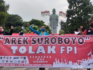 Aksi Damai Arek Suroboyo Juga Tuntut Habib Rizieq Terbuka Soal Kesehatannya