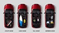 Honda mengklaim, City Hatchback menawarkan legroom lebih besar daripada versi sedan. Honda menyebut hatchback ini hadir dengan Ultra Seats di mana terdapat empat pengaturan kursi belakang, utility, long, tall dan refresh mode. Foto: Dok. Honda