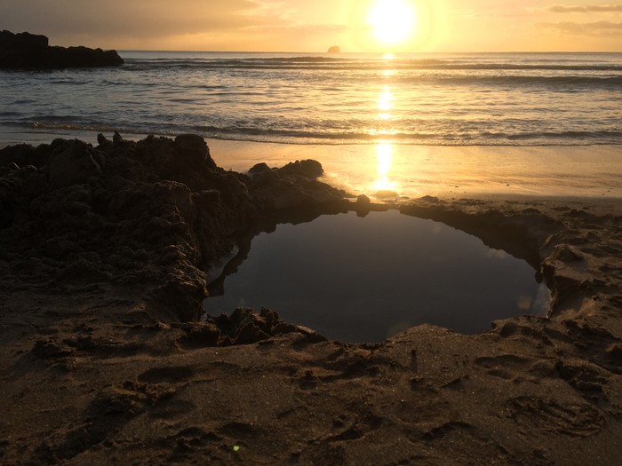 Hot Water Beach di New Zealand Hot Water Beach di New Zealand