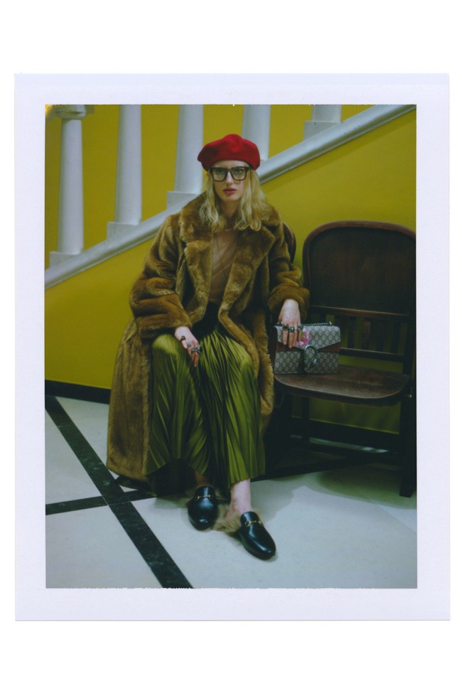 Koleksi Gucci Spring 2021 yang ditampilkan dalam sebuah miniseri karya sutradara film Gus Van Sant.  Foto: Gus Van Sant / Courtesy of Gucci