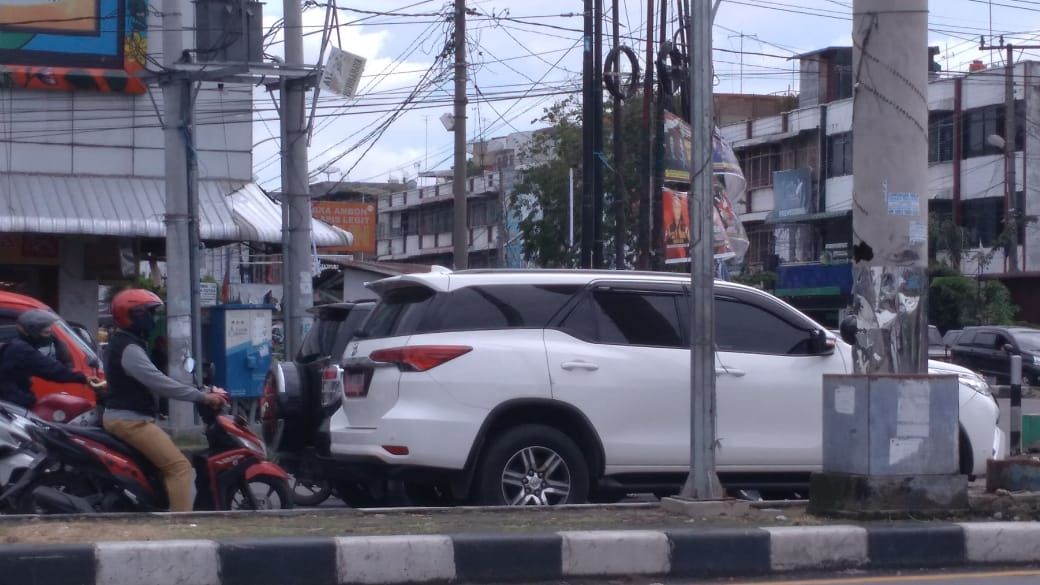 Lokasi spanduk tolak Habib Rizieq sempat terpasang di Medan (Datuk Haris-detikcom)