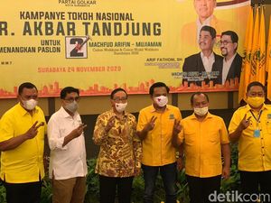 Akbar Tandjung Wajibkan Machfud Arifin-Mujiaman Menang Pilwali Surabaya 2020