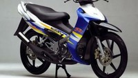 Suzuki RG-Sports memiliki desain dan rangka identik dengan unit Satria 2-tak yang dijual di Indonesia. Bedanya Suzuki Satria mengusung kapasitas mesin lebih besar, yakni 120 cc. Foto: Suzuki