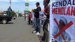 Tak Memiliki Izin, Aksi Tolak Rizieq di Kendal Dibubarkan Polisi