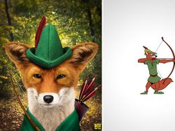 Beginilah Karakter Kartun Hewan di Kehidupan Nyata