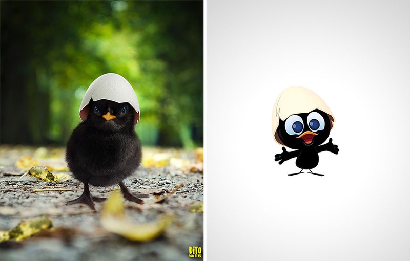fotoinet karakter hewan kartun