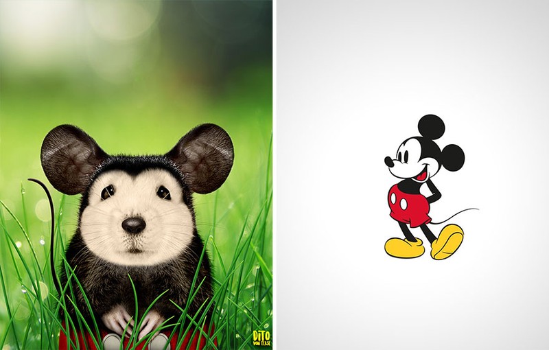 fotoinet karakter hewan kartun