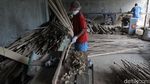 Geliat Perajin Mebel Bambu Bertahan Hadapi Pandemi