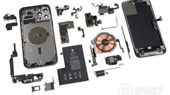 Inilah iPhone 12 Pro Max yang sudah dipreteli. Foto: ifixit