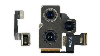 Sensor kamera yang tersemat di iPhone 12 Pro Max. Foto: ifixit