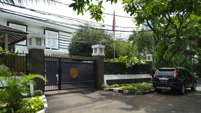 Kondisi rumah dinas Menteri KKP Edhy Prabowo usai ditangkap KPK.