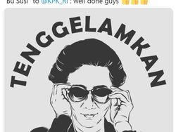 Meme Bu Susi Bertebaran Usai Menteri KKP Ditangkap KPK