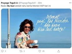 Meme Bu Susi Bertebaran Usai Menteri KKP Ditangkap KPK