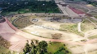 Pembangunan Jalan KEK Mandalika dengan panjang lintasan 4,31 kilometer memiliki 17 tikungan.