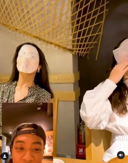 Dua Wanita Kena Prank Kertas Dim Sum Jadi Masker Wajah