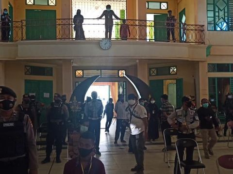 Satgas COVID-19 membubarkan ospek di IAIN Palangka Raya karena tak mengantongi izin (dok Polresta Palangka Raya)