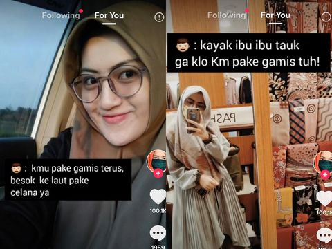 tiktok Kisah Fadhilah Amanda yang diputusi karena memakai gamis