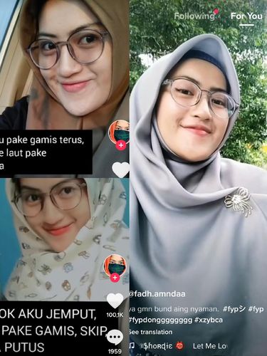 tiktok Kisah Fadhilah Amanda yang diputusi karena memakai gamis