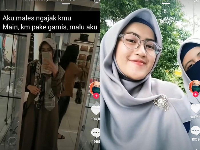 tiktok Kisah Fadhilah Amanda yang diputusi karena memakai gamis