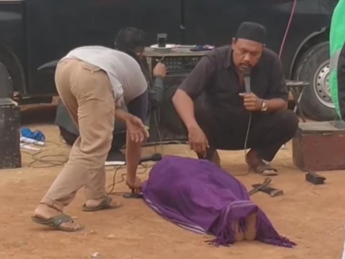Viral video ritual pemanggilan arwah di Pemalang, Rabu (25/11/2020).