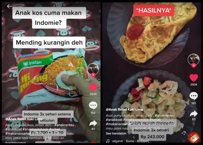 Anak Kos Buktikan Makan Sehat Bisa Lebih Murah dari Makan Mie Instan Anak Kos Buktikan Makan Sehat Bisa Lebih Murah dari Makan Mie Instan
