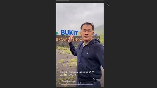 Hanung Bramantyo di Bromo.