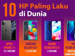 Daftar 10 HP Terlaris di Dunia
