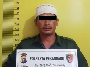 Ketua FPI Pekanbaru Tersangka Bubarkan Paksa Demo Tolak Habib Rizieq Ditahan