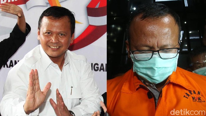 Kolase Edhy Prabowo, menteri kelautan dan perikanan yang ditangkap KPK