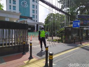 Sempat Dijaga Ketat Kemarin, Penjagaan KKP Normal Pagi Ini
