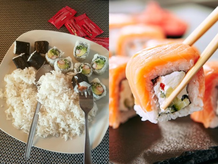 Viral Netizen Makan Sushi Pakai Nasi, Ini Cara yang Benar!