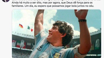 Pele pun amat bersedih meski mereka jadi rival sengit. Foto: istimewa