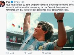 Maradona Meninggal, Para Bintang Bersedih di Media Sosial