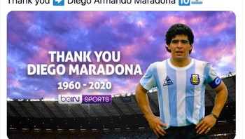 Terima kasih, Diego Maradona. Foto: istimewa
