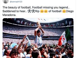 Maradona Meninggal, Para Bintang Bersedih di Media Sosial